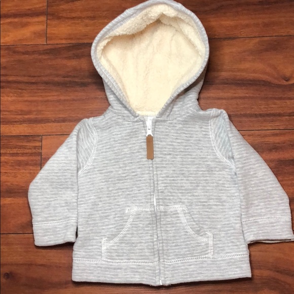 🛎 Carter’s Fleece Hood Zip Up Hoodie (SALE!) (9 Months) - Picture 1 of 6